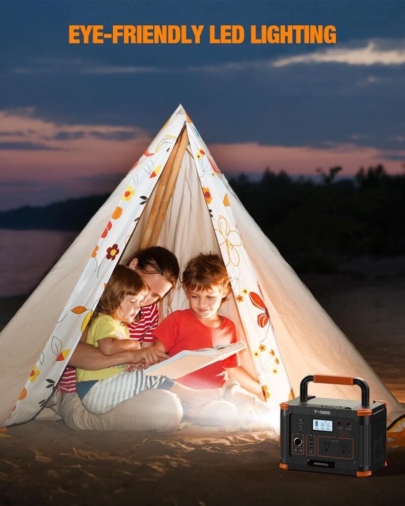 Portable Power Station 300W (Peak 600W), GRECELL 230.88Wh Solar Generator with 60W USB-C PD Output, 110V Pure Sine Wave AC Outlet Backup Lithium Battery for Outdoors Camping Travel Home Blackout