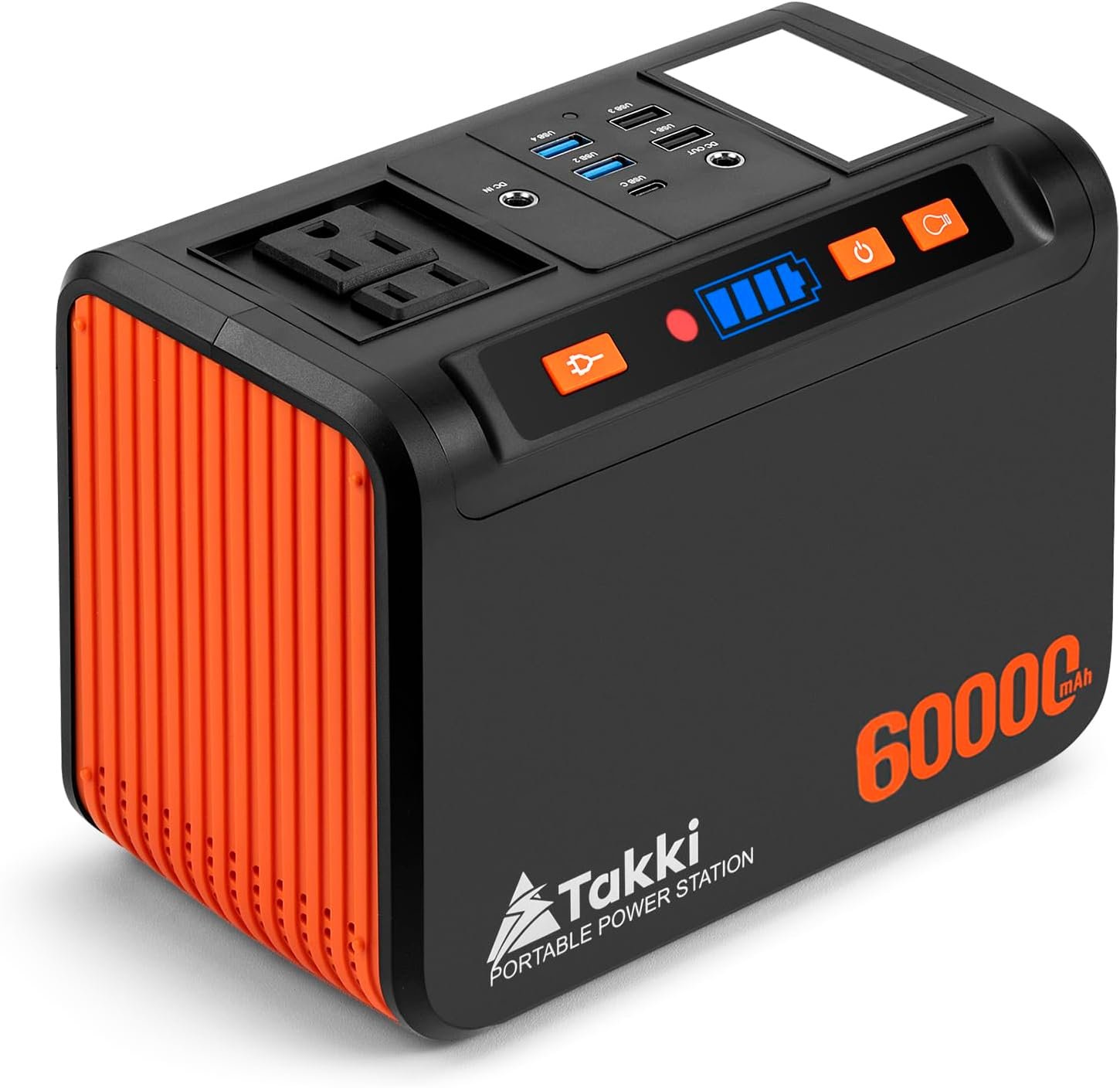 Takki 120w peak solar generator portable power station with 21w panels 88wh solar charger power bank ac dc usb ports for 2