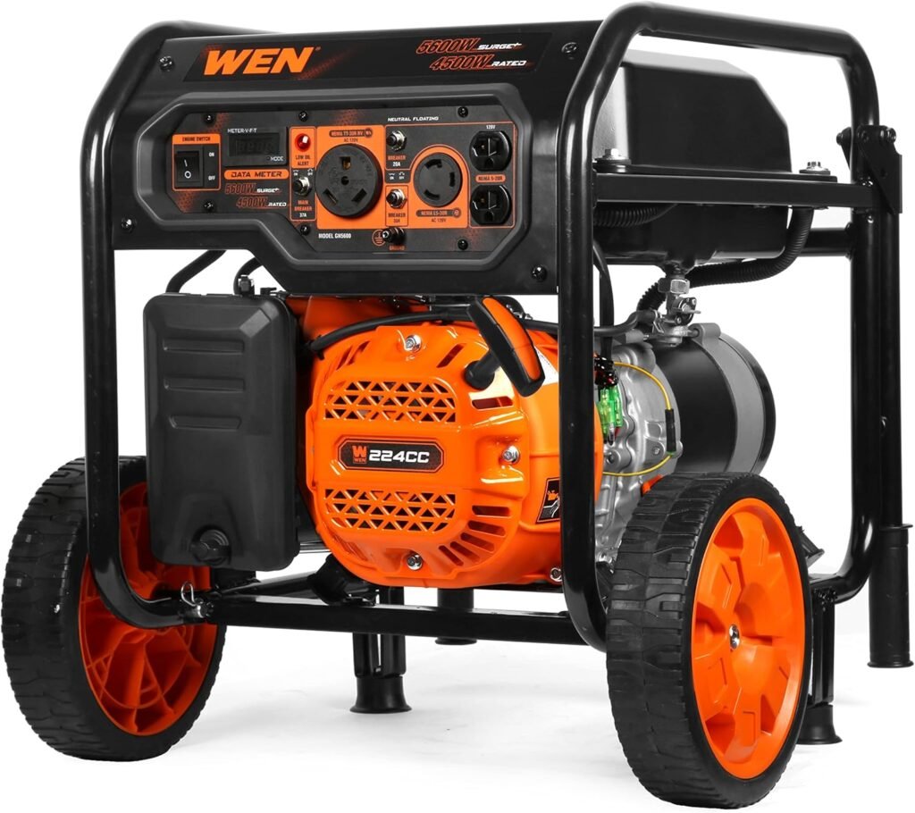 WEN 5600-Watt Portable Generator, 224cc, Transfer-Switch and RV-Ready (GN5600) WEN 5600-Watt Portable Generator, 224cc, Transfer-Switch and RV-Ready (GN5600)