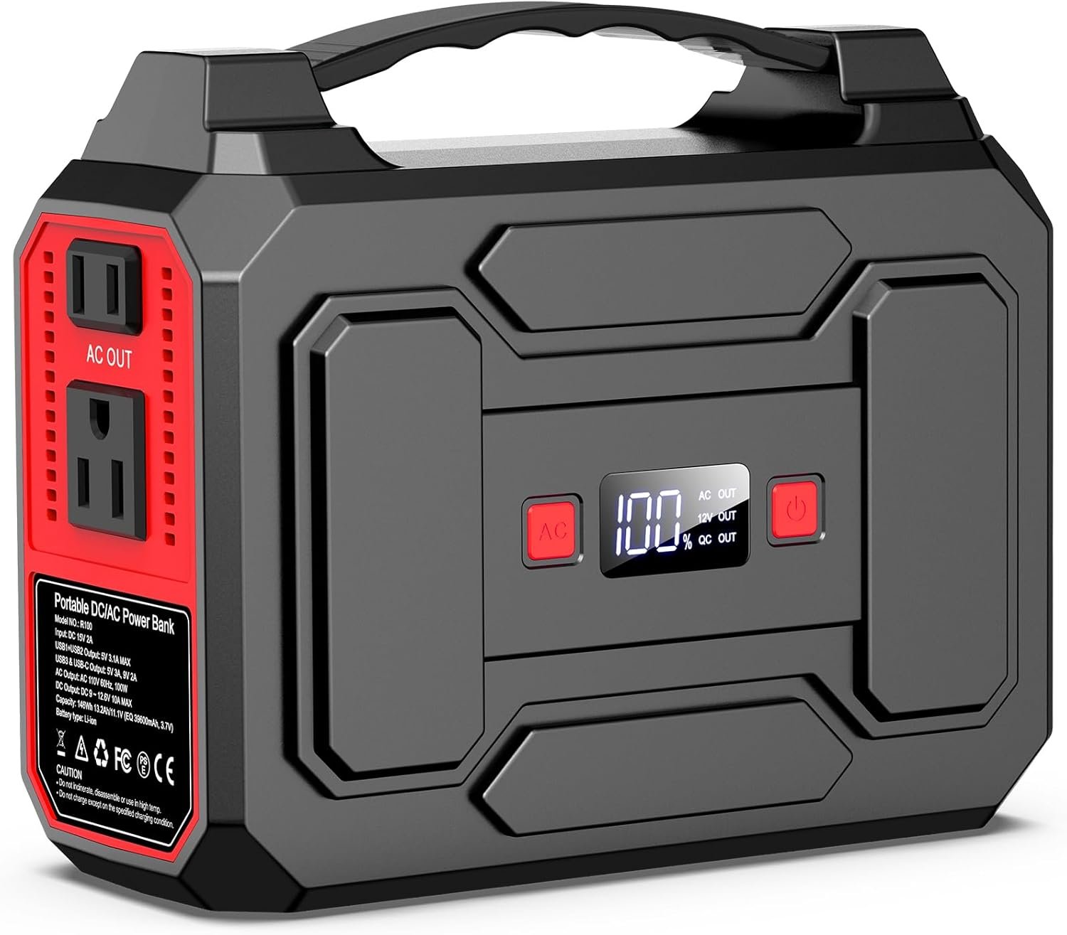 Solar powered generator 200w peak100w rated portable solar generator power station with solar panels 40w included 146wh 1 1