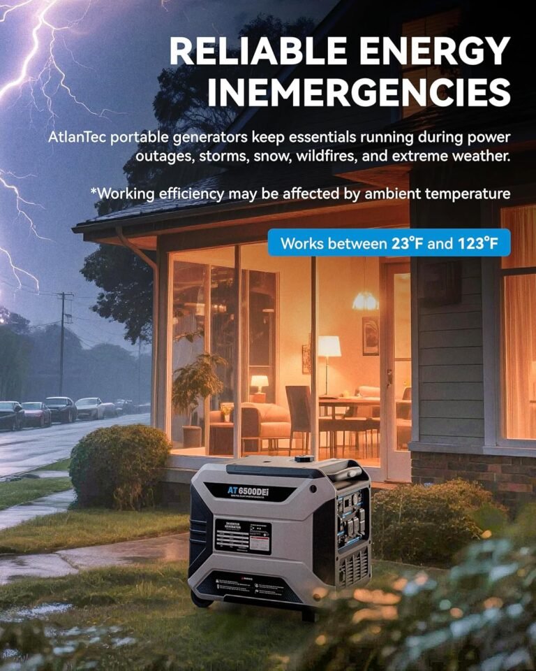 6500 watt dual fuel generator for home use with remote control rv ready electric start quiet inverter generators with te 1