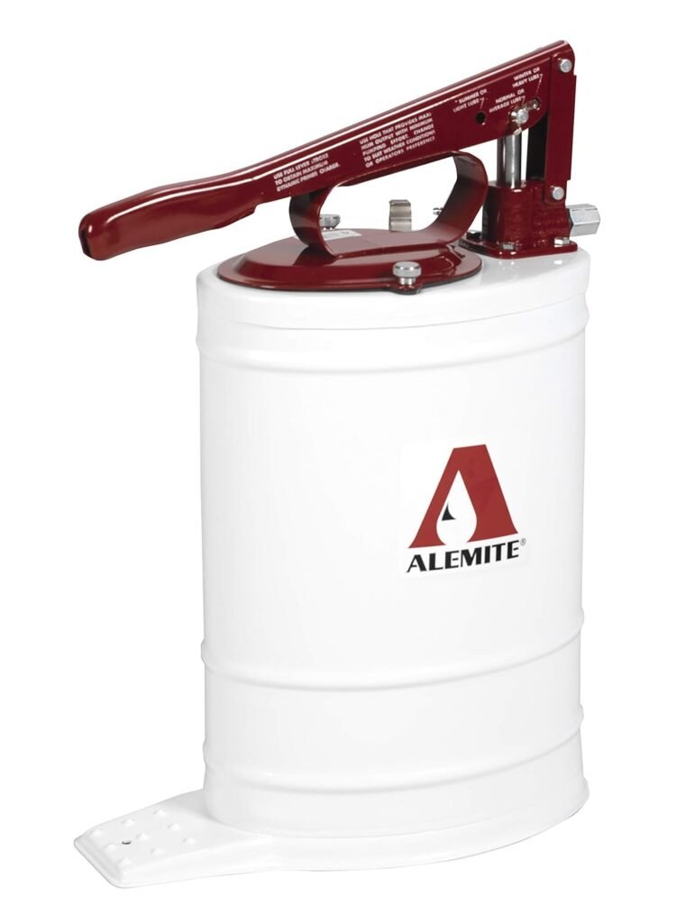 ALEMITE, 7149-4, MULTI-PRESSURE BUCKET PU,White, Maroon ALEMITE, 7149-4, MULTI-PRESSURE BUCKET PU,White, Maroon