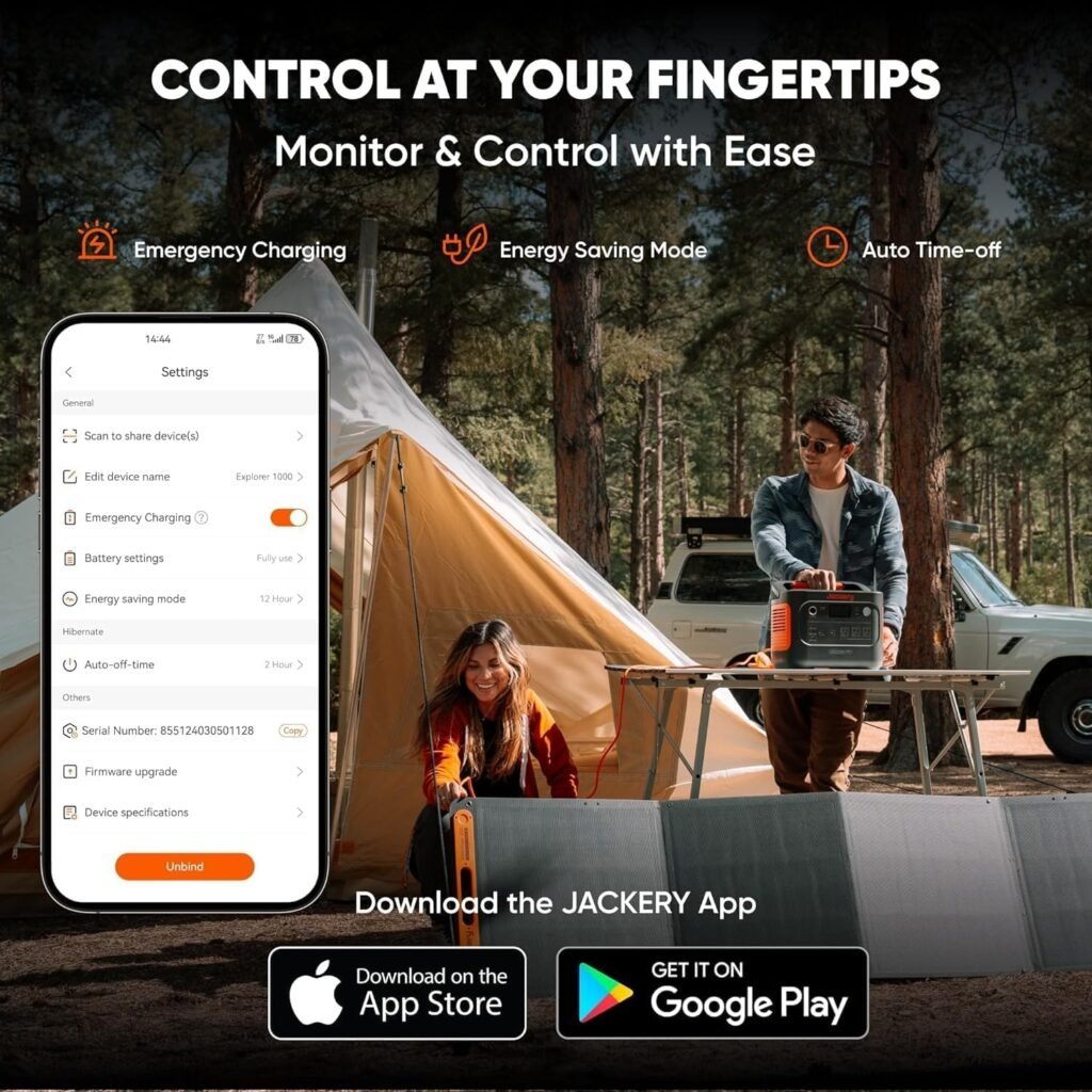 Jackery Explorer 1000 v2 Portable Power Station,1070Wh LiFePO4 Battery,1500W AC/100W USB-C Output, 1 Hr Fast Charge, Solar Generator for Camping,Emergency, RV, Off-Grid Living(Solar Panel Optional) Jackery Explorer 1000 v2 Portable Power Station,1070Wh LiFePO4 Battery,1500W AC/100W USB-C Output, 1 Hr Fast Charge, Solar Generator for Camping,Emergency, RV, Off-Grid Living(Solar Panel Optional)