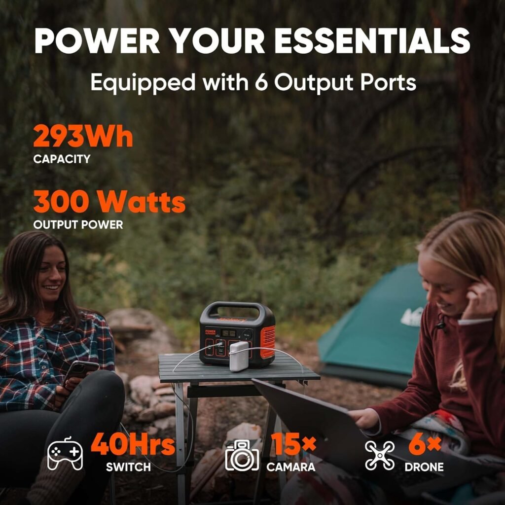 Jackery Portable Power Station Explorer 300, 293Wh Backup Lithium Battery, Solar Generator for Outdoors Camping Travel Hunting Blackout (Solar Panel Optional) Jackery Portable Power Station Explorer 300, 293Wh Backup Lithium Battery, Solar Generator for Outdoors Camping Travel Hunting Blackout (Solar Panel Optional)