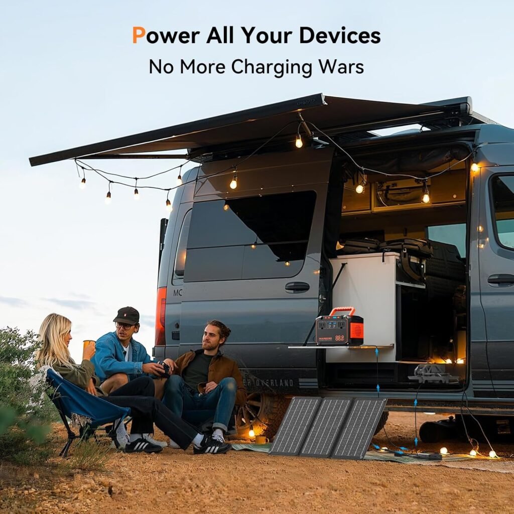 MARBERO 296Wh Solar Generator with Solar Panel Included 300W Portable Power Station with 60W Foldable Panel Set Solar Power Bank with AC Outlets for Camping Home Backup Outdoor Emergency Travel MARBERO 296Wh Solar Generator with Solar Panel Included 300W Portable Power Station with 60W Foldable Panel Set Solar Power Bank with AC Outlets for Camping Home Backup Outdoor Emergency Travel