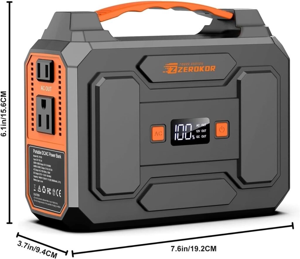 Portable Power Station with Foldable 40W Solar Panel, 100W Solar Powered Generator with Panels,110V AC Outlet Camping Solar Power Bank 146Wh DC Battery Pack for Smart Device RV Outdoor Power Outage Portable Power Station with Foldable 40W Solar Panel, 100W Solar Powered Generator with Panels,110V AC Outlet Camping Solar Power Bank 146Wh DC Battery Pack for Smart Device RV Outdoor Power Outage