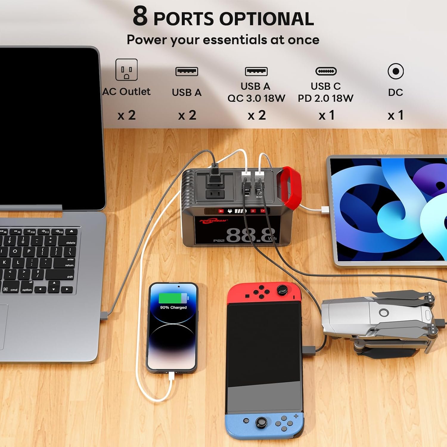 Powstream 24000mah solar generator review