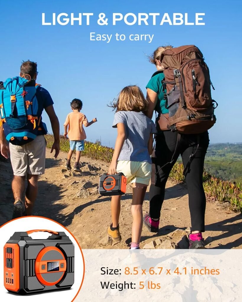 Solar Powered Generator 300W Rated, Portable Solar Generator Power Station with Solar Panels 40W Included, 220Wh Sola Power Bank with AC Outlet 110V Pure Sine Wave for Home Use Camping Outdoor Solar Powered Generator 300W Rated, Portable Solar Generator Power Station with Solar Panels 40W Included, 220Wh Sola Power Bank with AC Outlet 110V Pure Sine Wave for Home Use Camping Outdoor