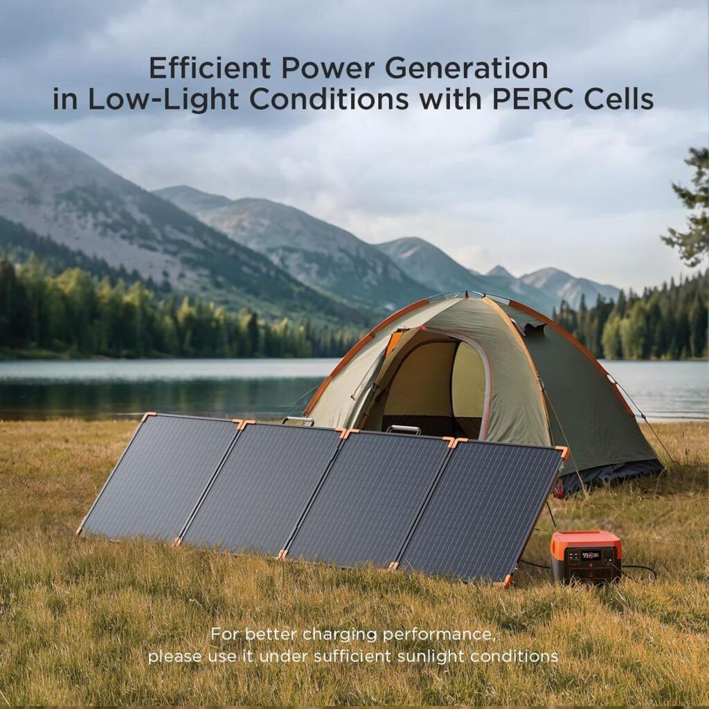 200 watt 12V Solar Battery Charger with 20A PWM Controller,RV Essentials,Portable Foldable Solar Panel for Power Station,23.5% High Efficiency IP68 Waterproof 4 Kickstands for Camping RV Hurricane 200 watt 12V Solar Battery Charger with 20A PWM Controller,RV Essentials,Portable Foldable Solar Panel for Power Station,23.5% High Efficiency IP68 Waterproof 4 Kickstands for Camping RV Hurricane