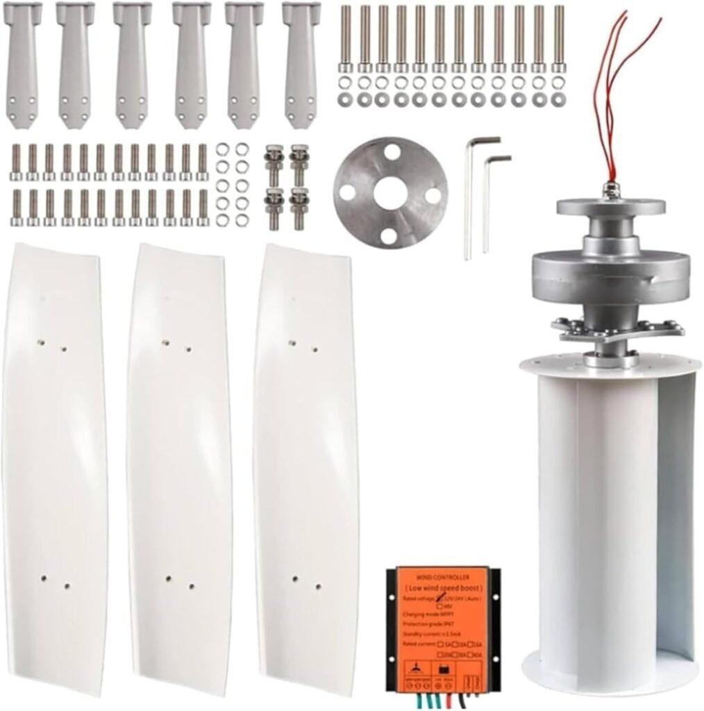 10000W/12000W Upgraded Wind Vertical Axis Turbine Generator 12V 24V 48V 220V with MPPT Controller Wind Turbine Kit for Hybrid Wind Solar System 10000W/12000W Upgraded Wind Vertical Axis Turbine Generator 12V 24V 48V 220V with MPPT Controller Wind Turbine Kit for Hybrid Wind Solar System