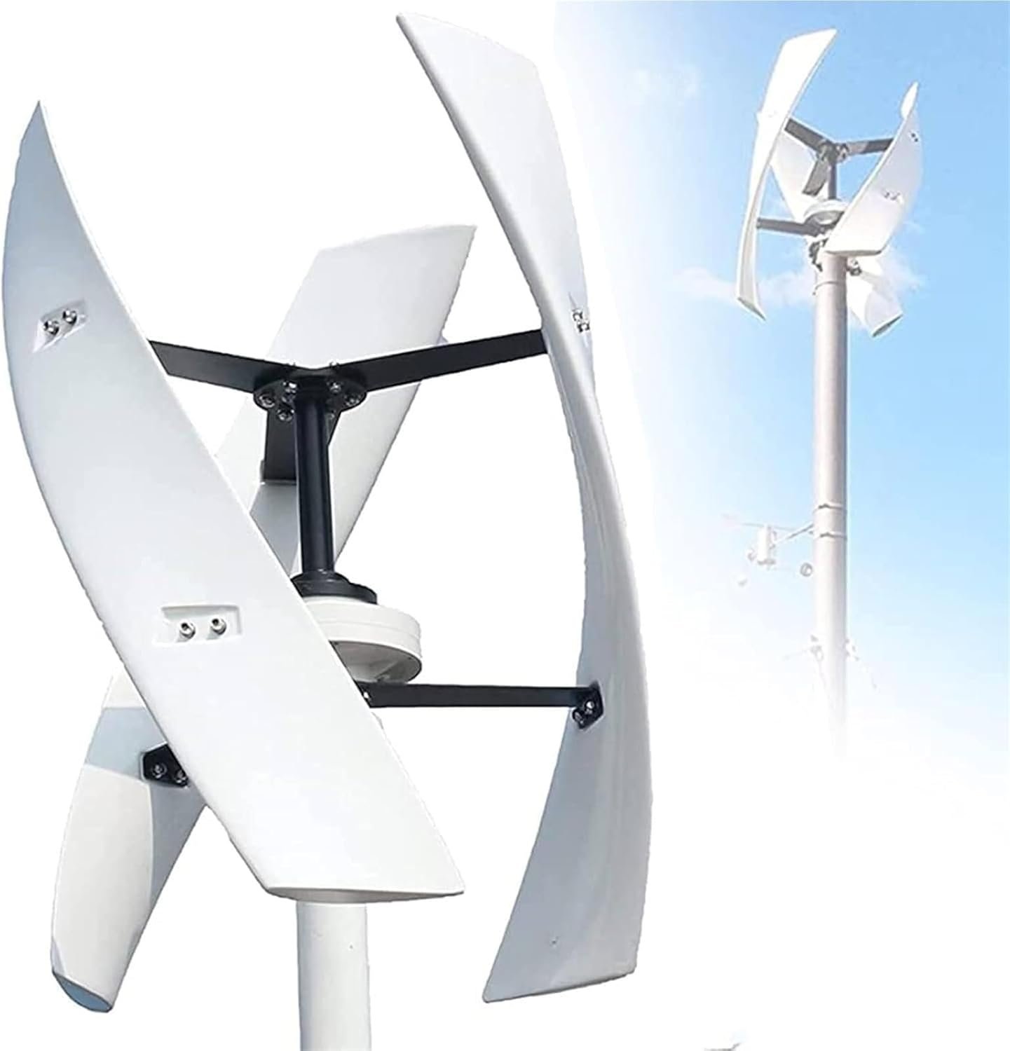 10000w12000w upgraded wind vertical axis turbine generator 12v 24v 48v 220v with mppt controller wind turbine kit for hy