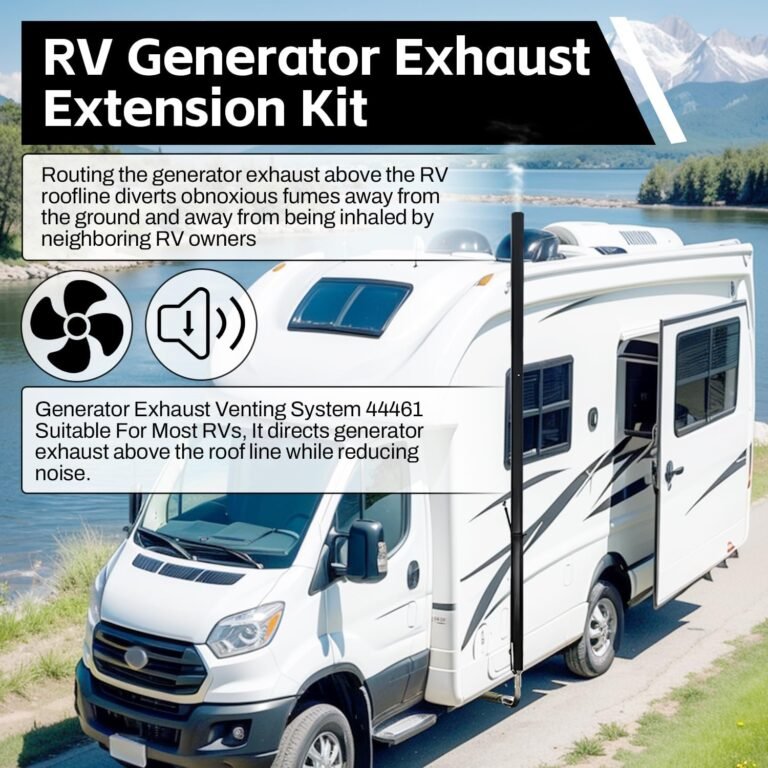 44461 rv generator exhaust extension kit rv generator exhaust venting system 44461 for most rv exhaust systems 3