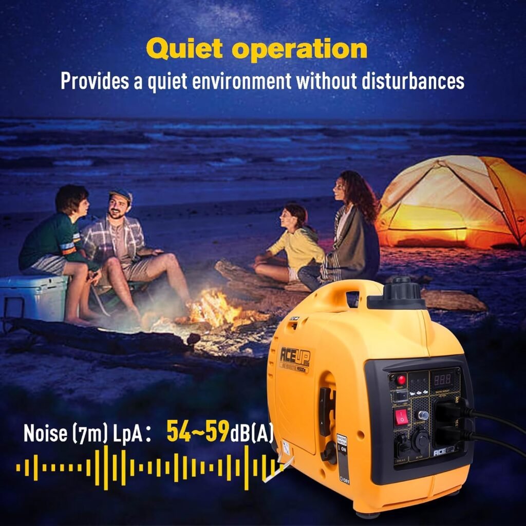 Aceup Energy 1,200W Gas Powered Generator, Small Portable Generator for Home Use Camping Ultralight, EPA CARB Compliant Aceup Energy 1,200W Gas Powered Generator, Small Portable Generator for Home Use Camping Ultralight, EPA CARB Compliant