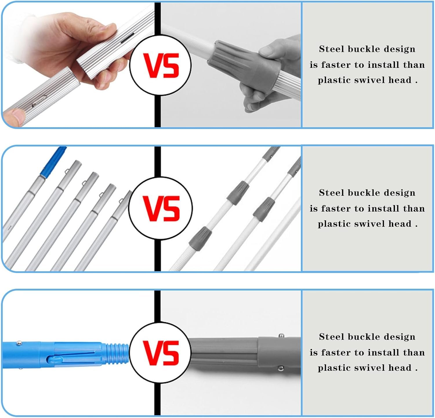 Water fed pole kit adjustable solar panel cleaning kit cleaner tool for window glass roof outdoor glass brush window was 7