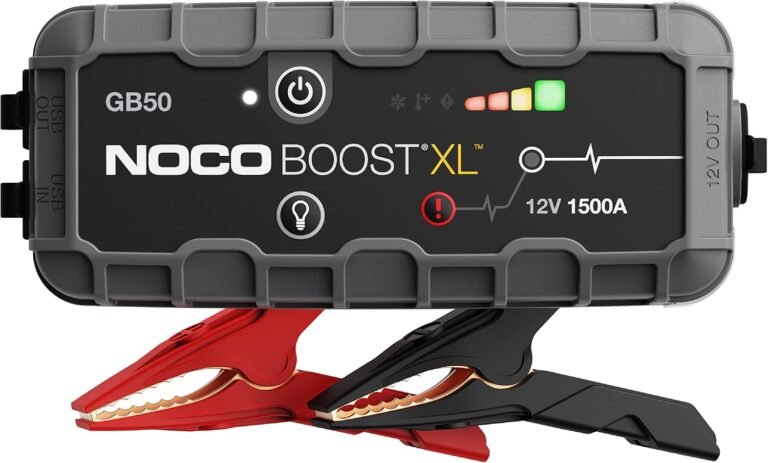 Noco boost gb50 1500a ultrasafe jump starter 12v lithium battery booster pack portable jump box power bank jumper cables