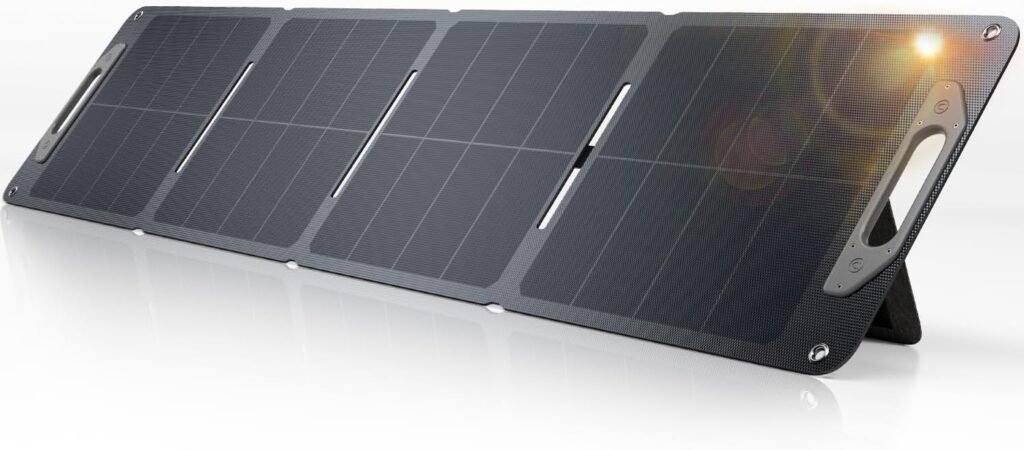 100W Portable Solar Panel for Power Station Generator, 20V Foldable Solar Cell Solar Charger with High-Efficiency Battery Charger for Outdoor Camping Van RV Trip 100W Portable Solar Panel for Power Station Generator, 20V Foldable Solar Cell Solar Charger with High-Efficiency Battery Charger for Outdoor Camping Van RV Trip
