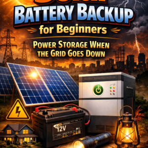 Solar Battery Backup for Beginners: Power Storage When the Grid Goes Down