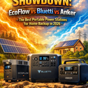 Solar Generator Showdown: EcoFlow vs Bluetti vs Anker – The Best Portable Power Stations for Home Backup in 2026