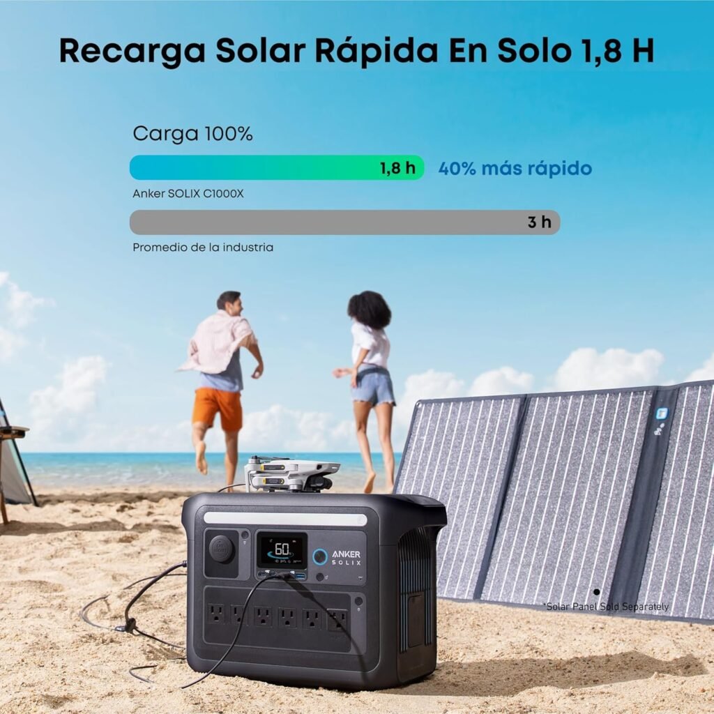 Anker SOLIX C1000 Portable Power Station(Black Version ), 1800W (Peak 2400W) Solar Generator, Full Charge in Min, 1056wh LiFePO4 Battery for Home Backup, Power Outages, and Outdoor Camping Anker SOLIX C1000 Portable Power Station(Black Version ), 1800W (Peak 2400W) Solar Generator, Full Charge in Min, 1056wh LiFePO4 Battery for Home Backup, Power Outages, and Outdoor Camping
