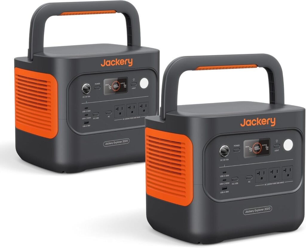 Jackery Explorer v2 Portable Power Station with AC Charging Cable, 2040Wh LFP Home Backup Battery, 2200W AC Output, Solar Generator for Emergencies, Power Outages, Camping(Solar Panel Optional) Jackery Explorer v2 Portable Power Station with AC Charging Cable, 2040Wh LFP Home Backup Battery, 2200W AC Output, Solar Generator for Emergencies, Power Outages, Camping(Solar Panel Optional)