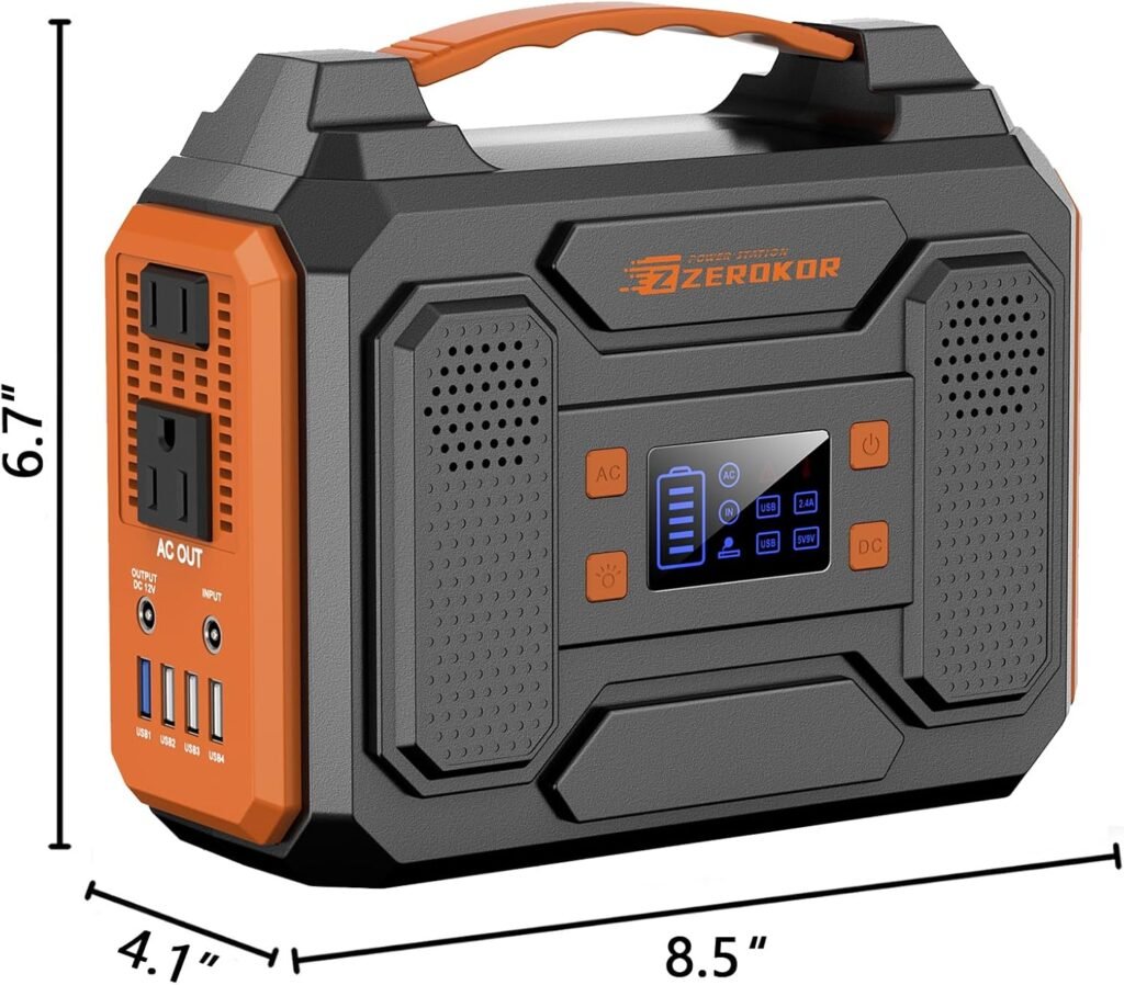 Portable Solar Generator with Panel, 300W Portable Power Station with Foldable Solar Panel 40W, 110V AC Outlet 100W Camping Solar Power Bank Lithium Battery Pack for Home Use RV Outdoor Power Outage Portable Solar Generator with Panel, 300W Portable Power Station with Foldable Solar Panel 40W, 110V AC Outlet 100W Camping Solar Power Bank Lithium Battery Pack for Home Use RV Outdoor Power Outage