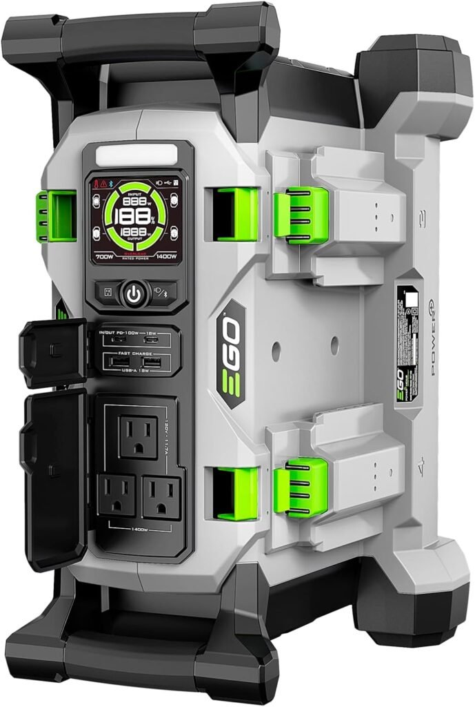 EGO POWER+ Portable Power Station, 3000W, Battery Powered, Inverter Generator for Home and Outdoor, Battery and Charger Not Included - PST3040 EGO POWER+ Portable Power Station, 3000W, Battery Powered, Inverter Generator for Home and Outdoor, Battery and Charger Not Included - PST3040